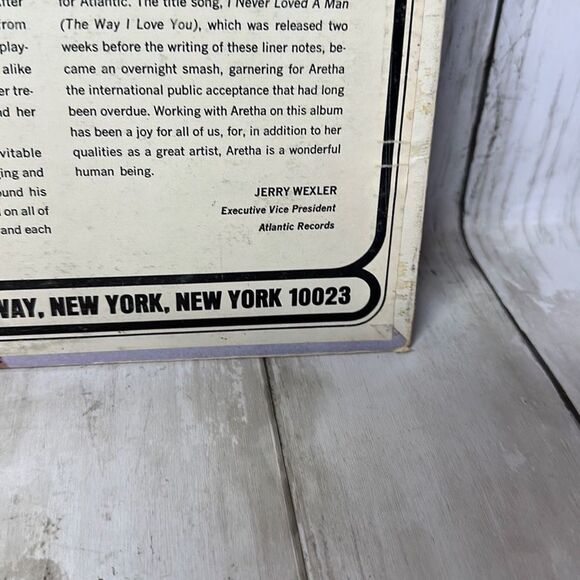 Aretha Franklin I Never Loved A Man The Way I Love You Respect 1967 Atlantic - Picture 12 of 14